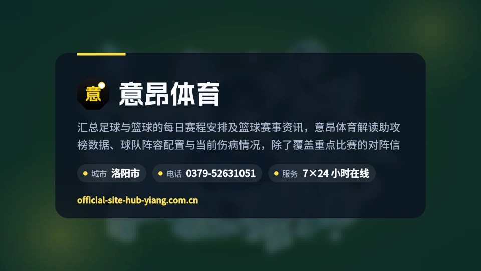 意昂体育印象