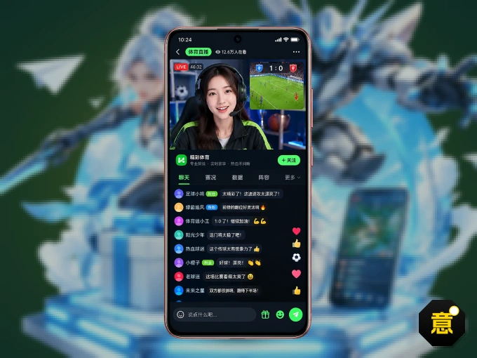 下载意昂体育 APP,随时随地看比赛